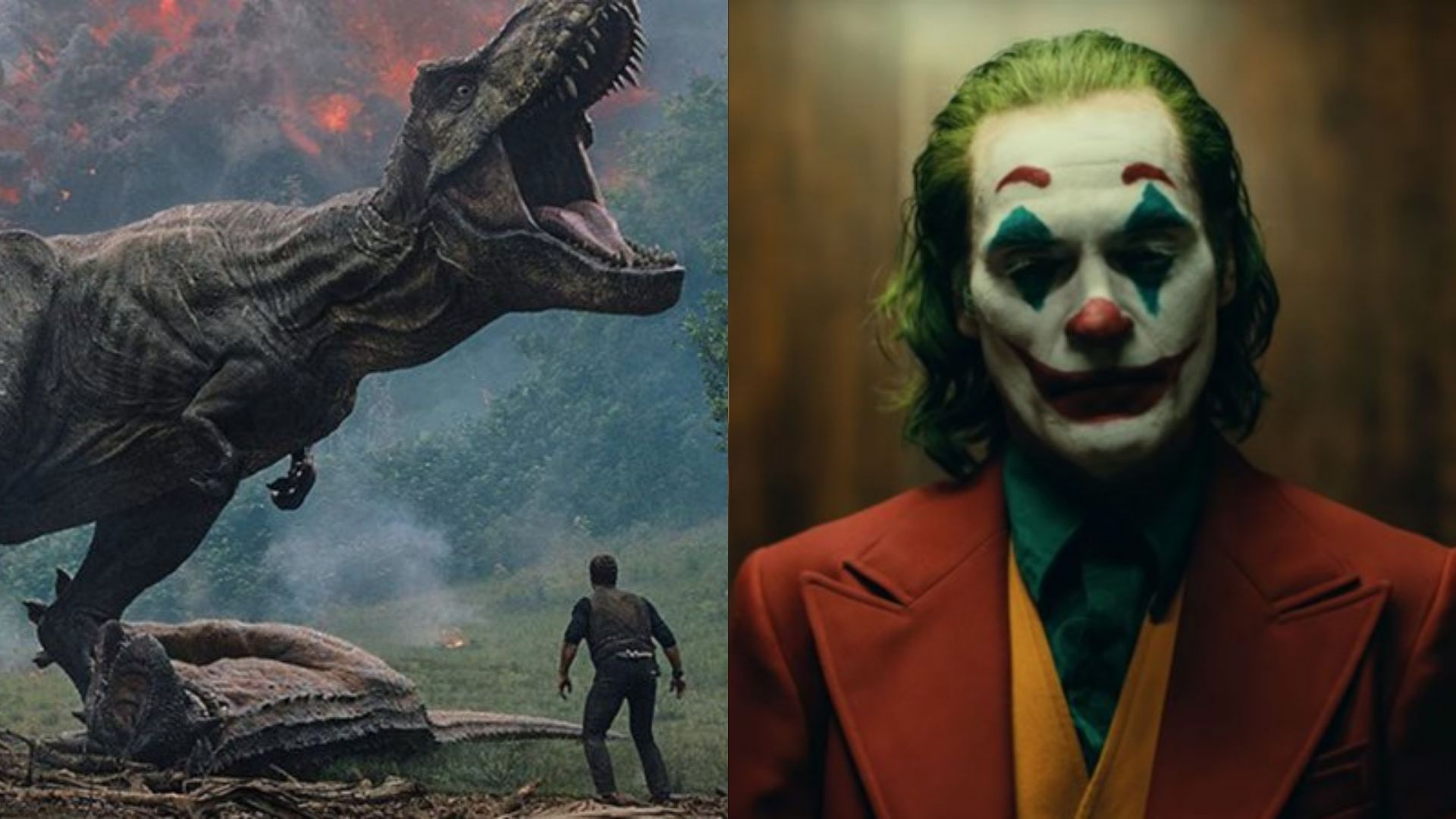 Jurassic World e Coringa (Foto: Reprodução)