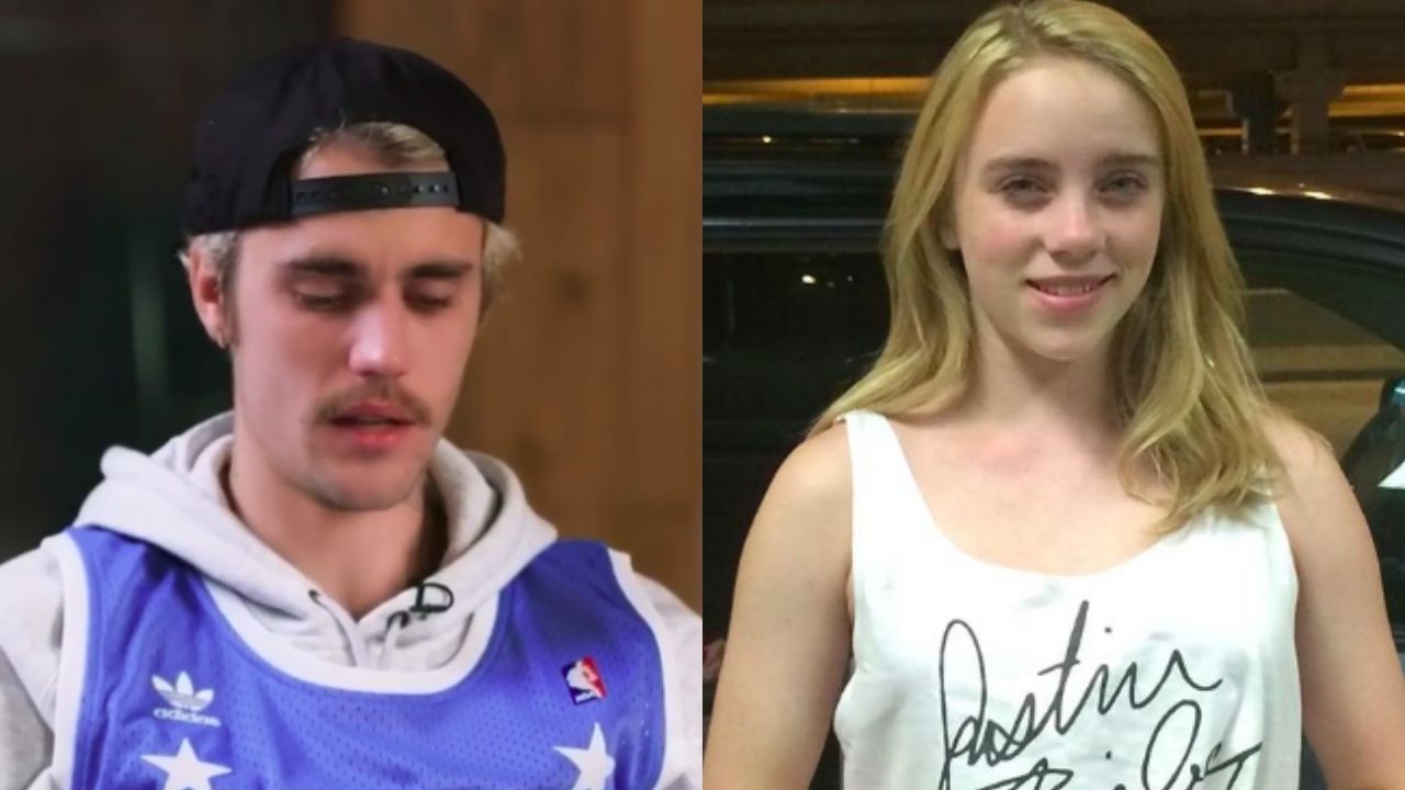 Montagem com Justin Bieber e Billie Eilish (Foto: Instagram / Reprodução)