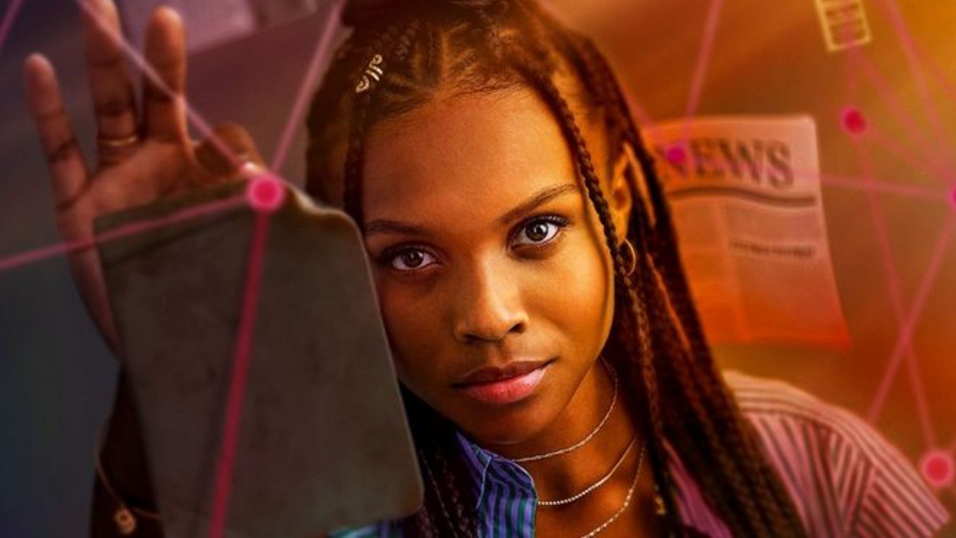 Kaci Walfall como Naomi (Foto: Divulgação / DC)