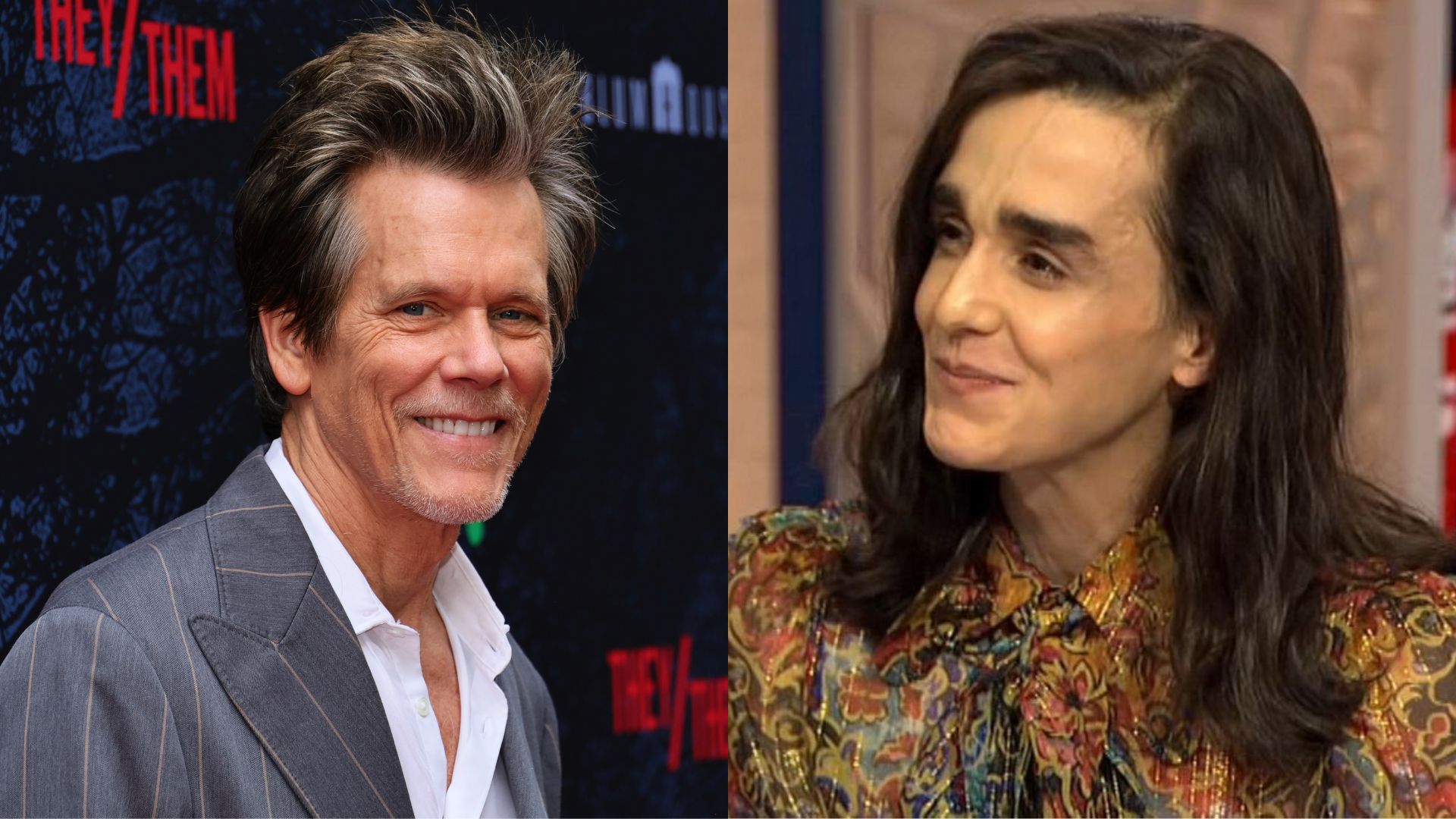 Kevin Bacon (Foto: Theo Wargo/Getty Images) e Darwin del Fabro (Foto: NY1 Photo)