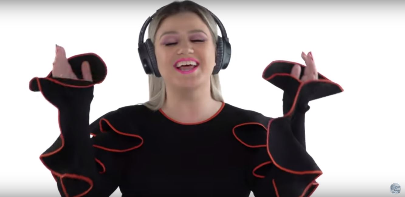 Cena da apresentação de Kelly Clarkson (Foto: Reprodução)