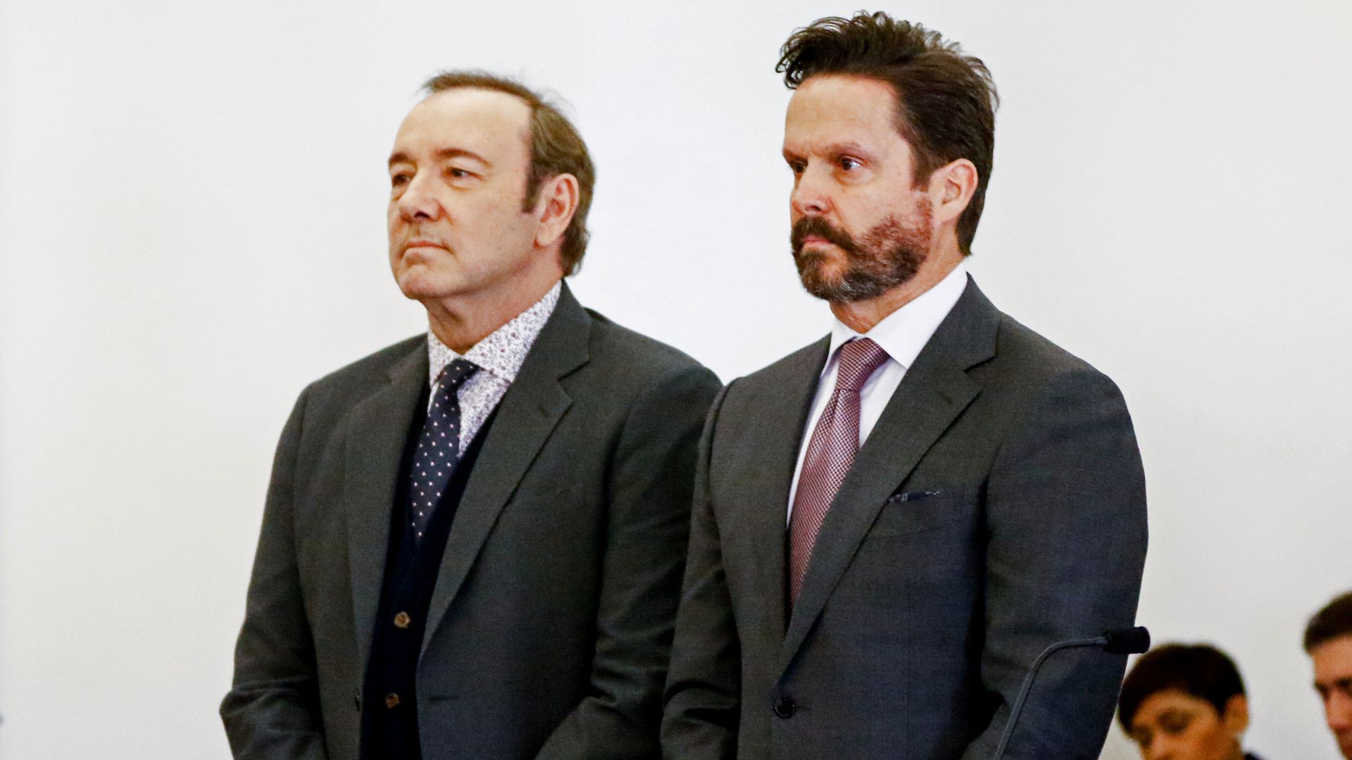 Kevin Spacey no tribunal em 2019