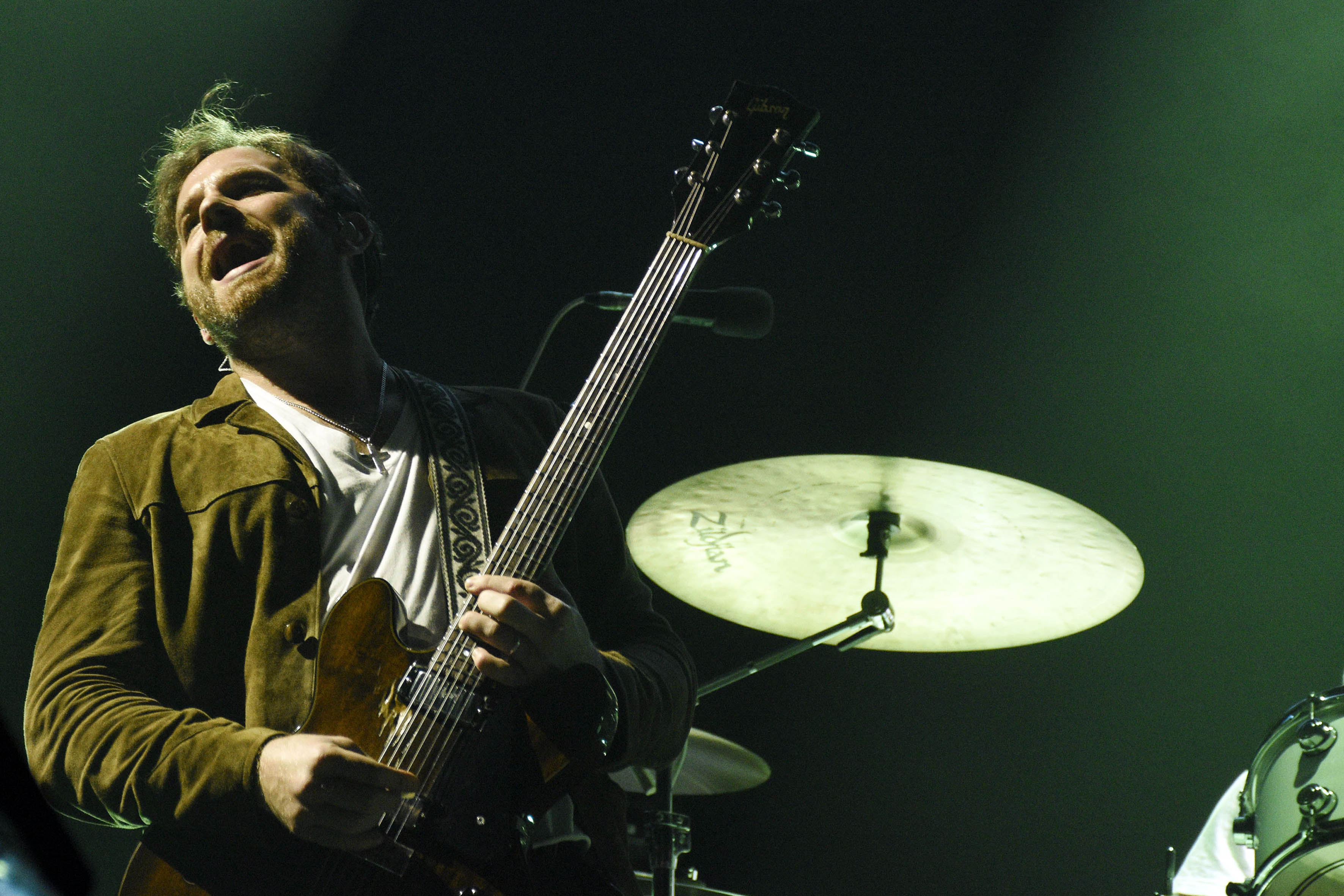 Caleb Followill, do Kings of Leon (Foto: Alonso Romero / Agência El Universal / AP)