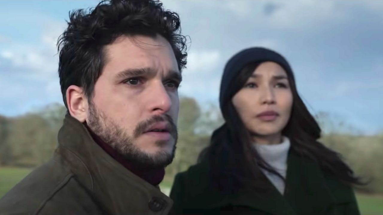 Kit Harington e Gemma Chan em Eternos (Foto: Reprodução / Marvel)