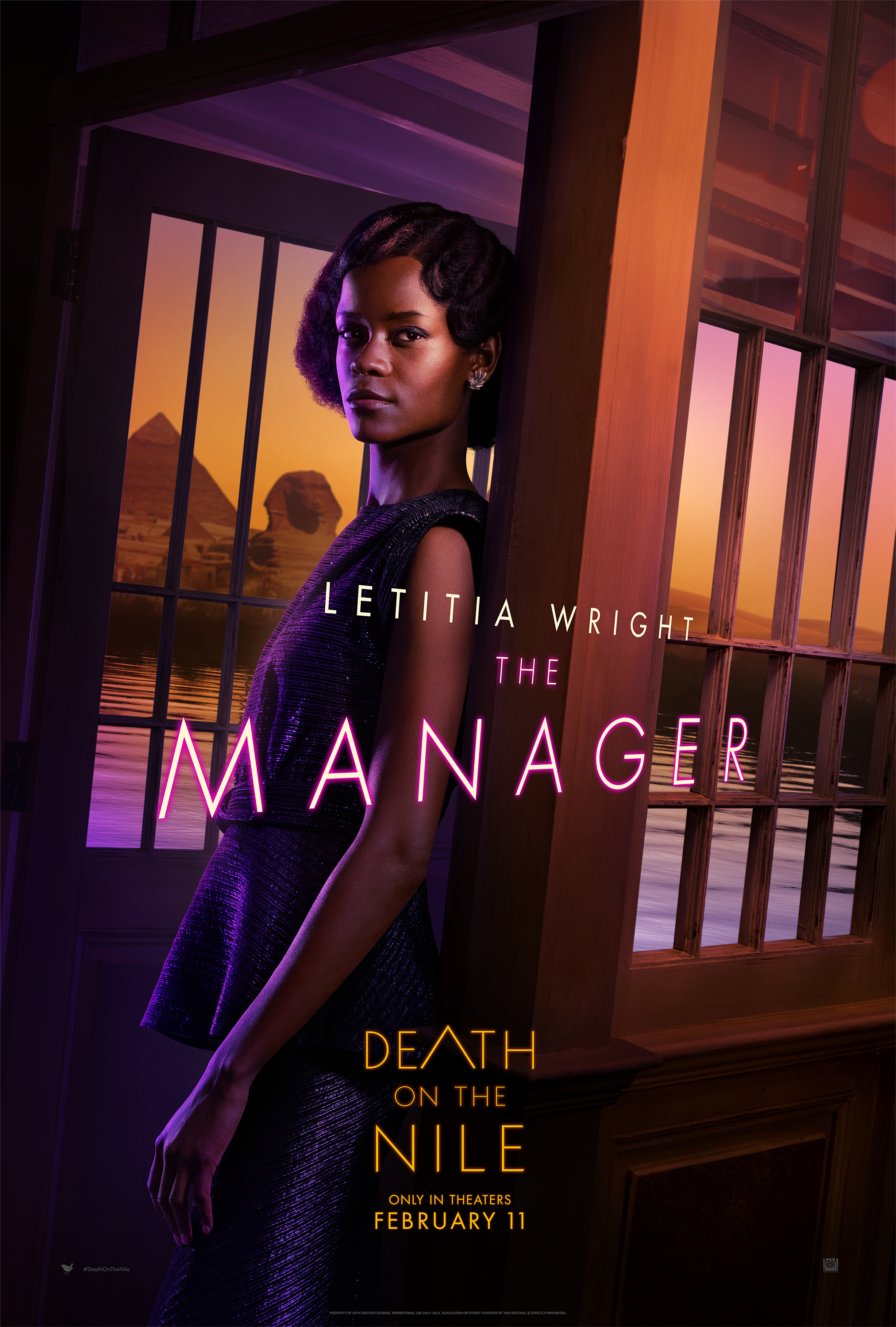 Pôster de divulgação de Morte no Nilo - Rosalie