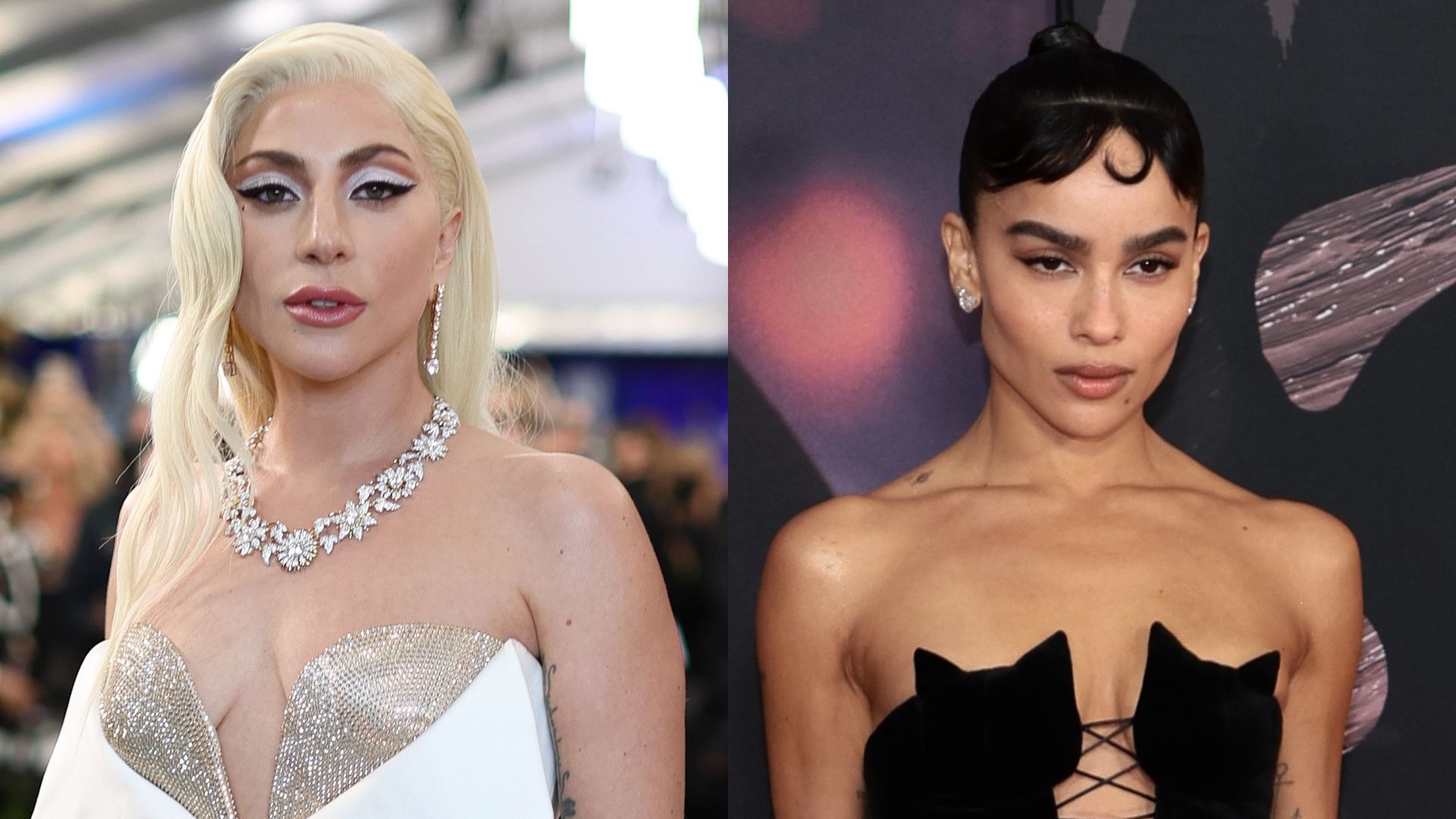 Lady Gagae Zoë Kravitz (Foto: Dimitrios Kambouris/Getty Images)