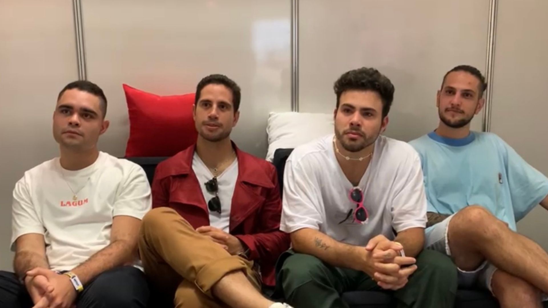 Lagum, composta por Pedro Calais, Otavio Cardoso, Jorge e Francisco Jardim (Foto: Rolling Stone Brasil)