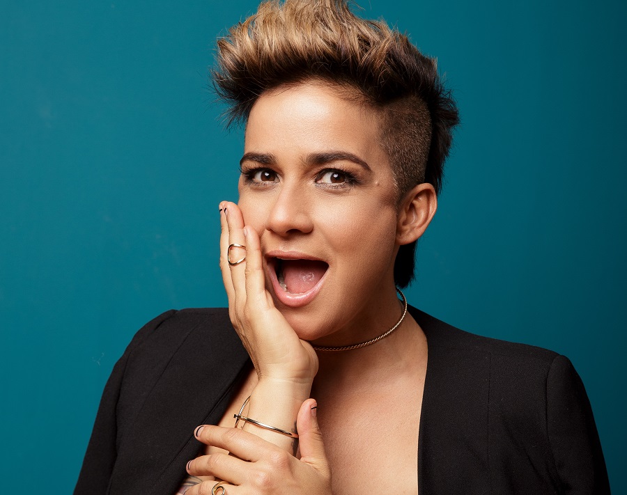 A percussionista Lan Lanh (Foto: Nelsinho Faria)