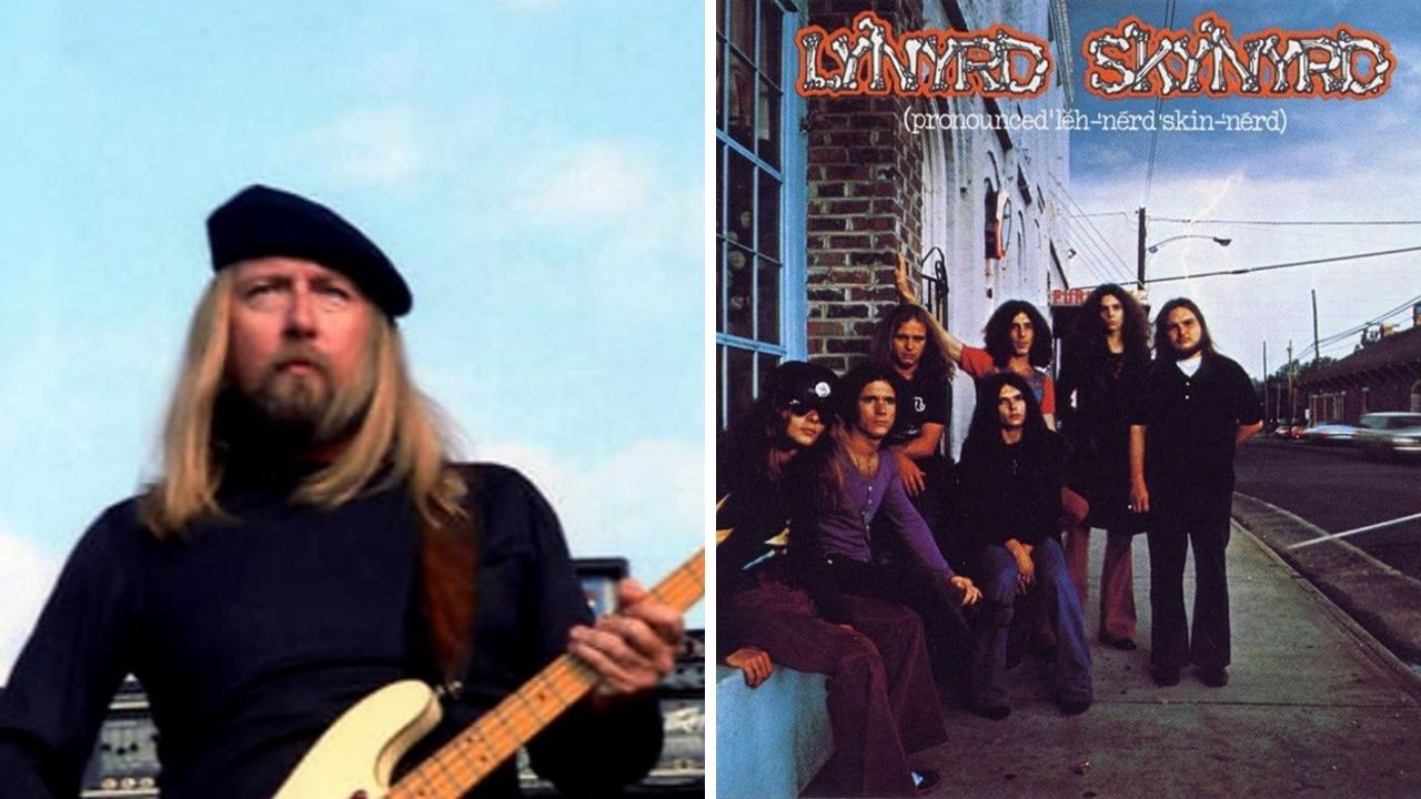 Larry Junstrom, baixista fundador do Lynyrd Skynyrd (Foto 1: Reprodução / Facebook e Foto 2: Reprodução / Capa do disco)