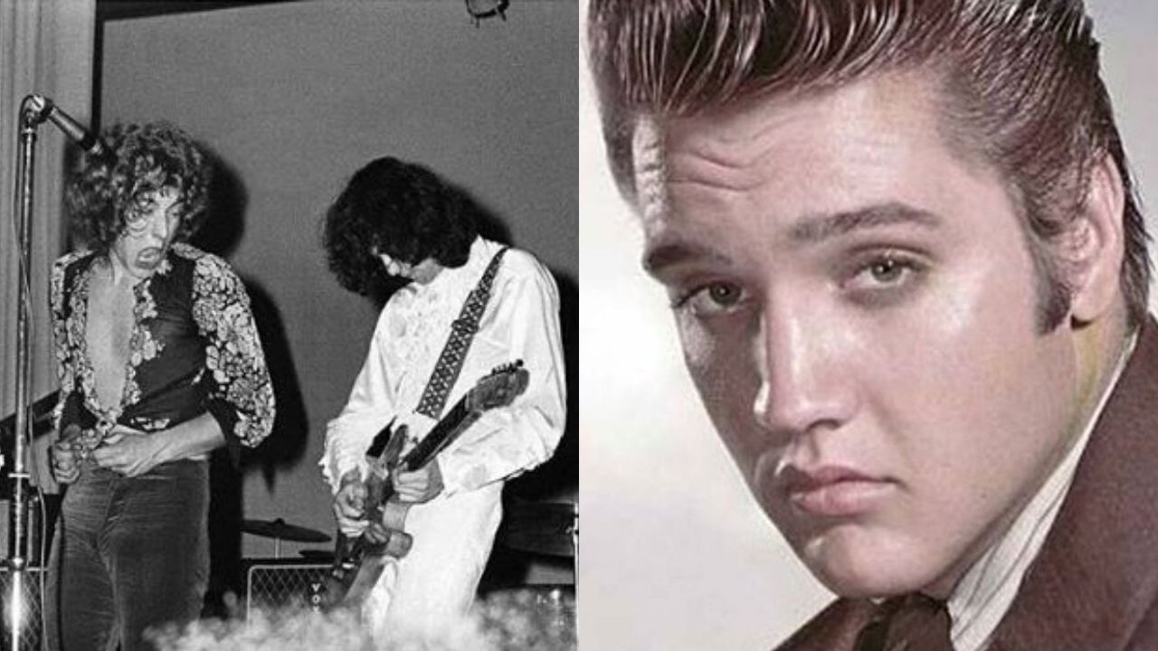 Led Zeppelin e Elvis Presley (foto: Montagem/ Reprodução Instagram)
