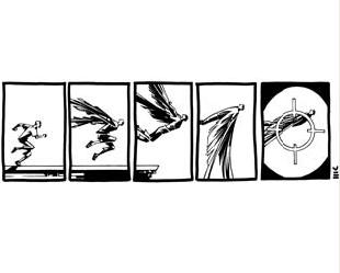 Uma das tiras da coletânea Talvez Isso, de Campos