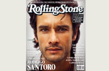 O ator Rodrigo Santoro foi a capa de janeiro