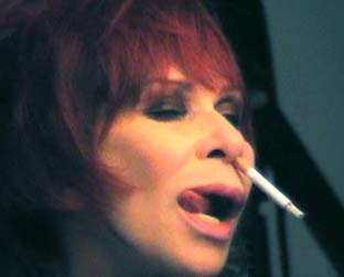 Rita Lee: à vontade nos bastidores