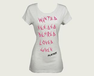 Camiseta feminina feita pela banda de garotas Metric, em 2007