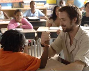 Ryan Gosling em cena de Half Nelson. Ator pode ser mais um Kurt Cobain no cinema