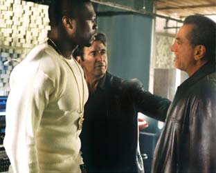 Cent ao lado de Al Pacino e Robert De Niro em Righteous Kill