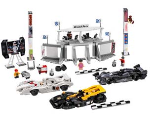 Os personagens de Speed Racer em versão Lego