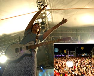 Takai e seus seguidores: a maior lotação do Rec Beat