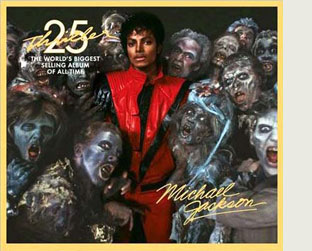 Capa da edição de aniversário de Thriller, relançado no Brasil nesta quarta-feira