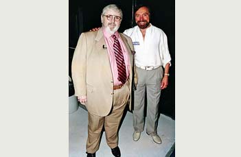 Com Jô Soares. "Ele fazia as perguntas e também queria responder", recorda Trevisan.