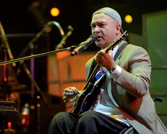 Herbert Vianna, durante o primeiro Música & Energia, em Buenos Aires