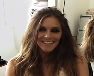 Fernanda Lima, durante o ensaio para a RS