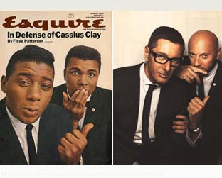 Dolce e Gabbana posam como boxeador Muhammed Ali e companheiro na homenagem para a Esquire