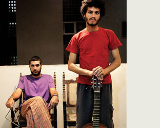 Diego (à esquerda) e Pauliño: energia e letras filosóficas