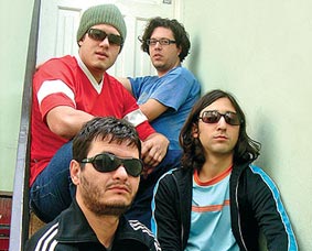 O Lavoura, que não é mais Eletro: (de cima para baixo) Fabiano, Fernando, Caleb e Paulo