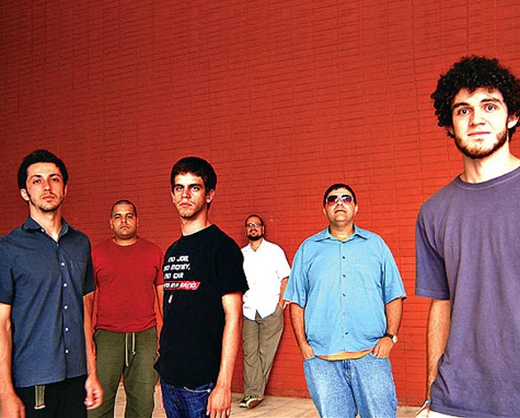 Superquadra, de Brasília: (da esq. para a dir.) Marcelo, Jeferson, Gustavo, Zepedro, Claudio e Badá