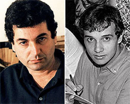 À esquerda, o escritor Paulo César Araújo; à direita, seu biografado, em 1964