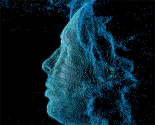 Thom Yorke, líder do Radiohead, em versão 3D no clipe de "House of Cards"