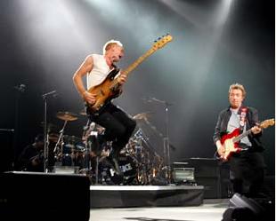 O Police vai lançar, até o fim do ano, DVD e CD da última turnê: reunião do grupo no ano passado gerou R$340 mi em shows