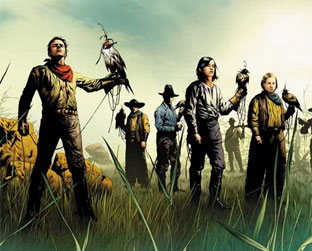 Os pistoleiros de A Torre Negra em versão quadrinhos. Série vai virar filme após o fim de Lost