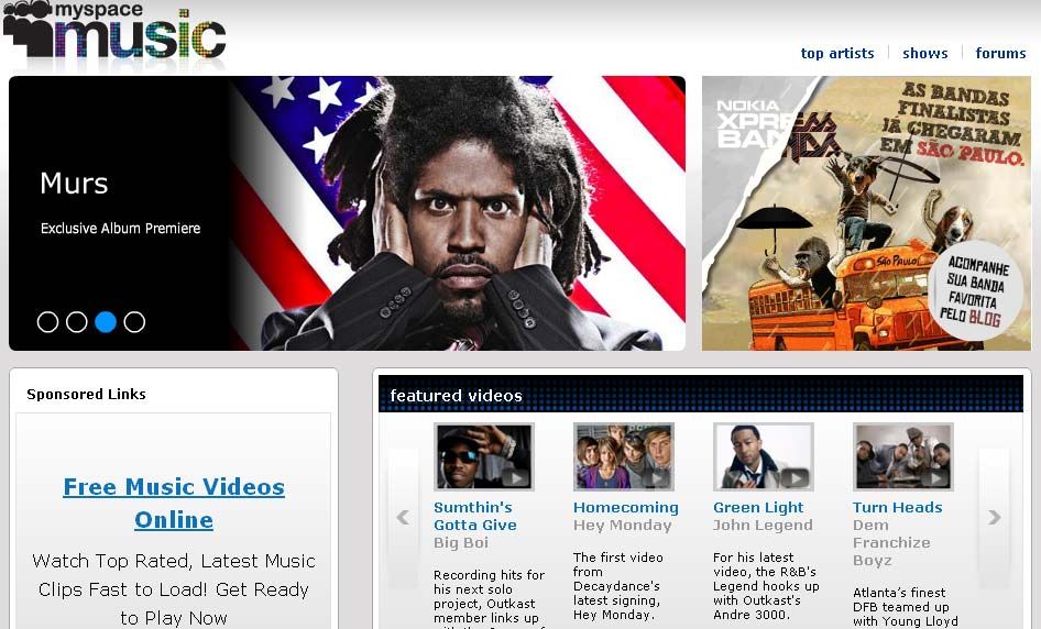 MySpace Music integra ferramentas da rede social ao serviço de venda de downloads