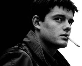 Ian em pedaço do pôster do filme Control