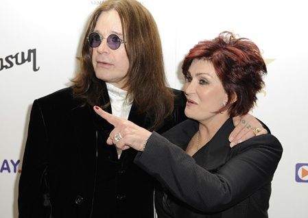 Ozzy e Sharon Osbourne, pouco antes do Classic Rock Awards: "príncipe das trevas" foi eleito lenda viva do rock
