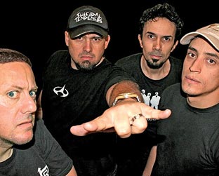 Canisso, Digão, Marquim e Caio (da esq. para a dir.)