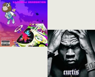 O coloridinho Graduation está fazendo Curtis comer poeira