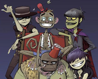 A família virtual roqueira posa para foto