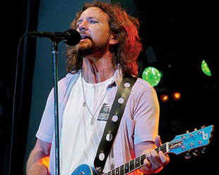Eddie Vedder, do Pearl Jam: eternamente engajado