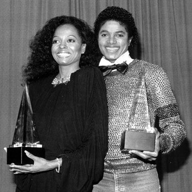 Em 1981, ao lado de Diana Ross, no American Music Awards: ele levou o prêmio de melhor álbum de soul; ela, o de melhor cantora de soul