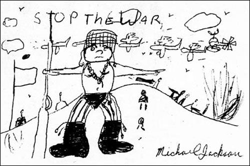Desenho de Michael Jackson