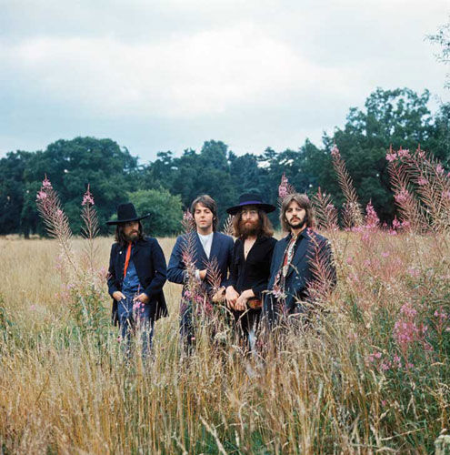 George Harrison, Paul McCartney, John Lennon e Ringo Starr posam juntos, como Beatles, pela última vez, em 22 de agosto de 1969