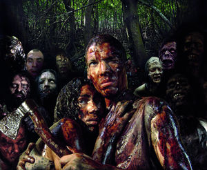 Os personagens de Mangue Negro, filme independente de terror feito no Brasil