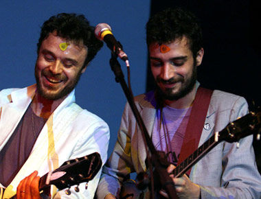 Amarante e Moretti em estado de alegria