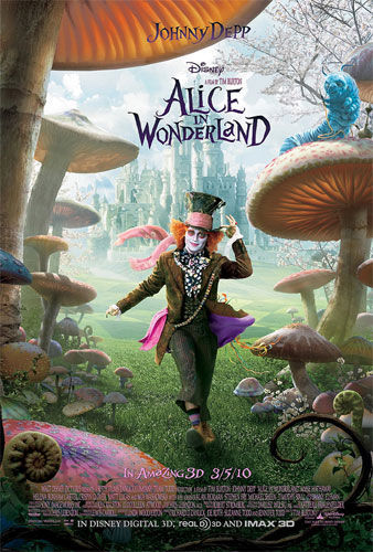 Johnny Depp dá vida ao Chapeleiro Maluco na visão de Tim Burton para Alice no País das Maravilhas