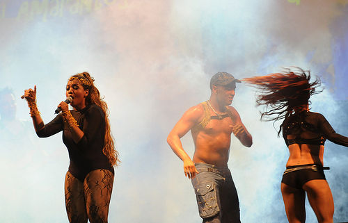 Gabi Amarantos arrancou gritos de "Diva!" ao final de sua apresentação no Rec-Beat