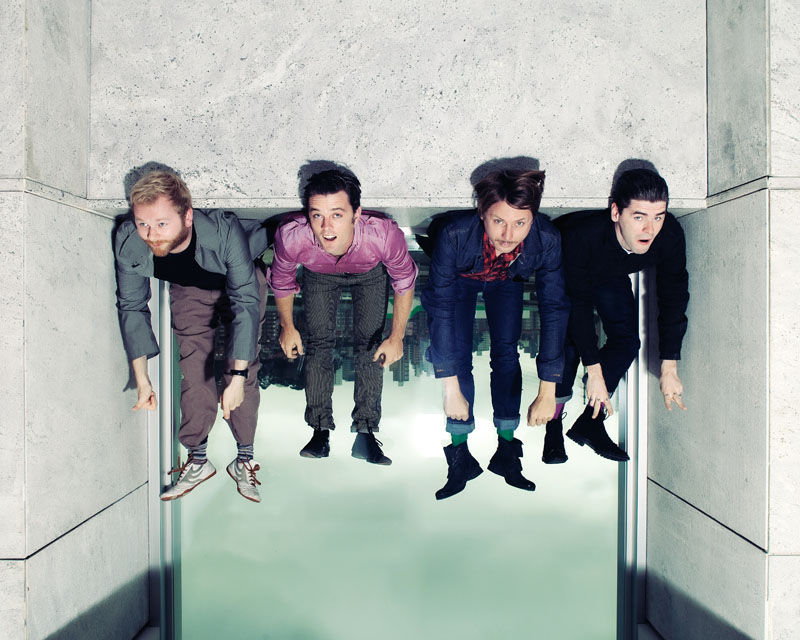 (Da esq. para a dir.) Bob Hardy, Nick McCarthy, Alex Kapranos e Paul Thomson: acostumado a rodar pelo mundo, o Franz Ferdinand se sente de pernas para o alto quando passa pelo Brasil