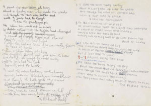 Manuscrito de "A Day in the Life" foi arrematado nesta sexta, 18, por US$1,2 milhão